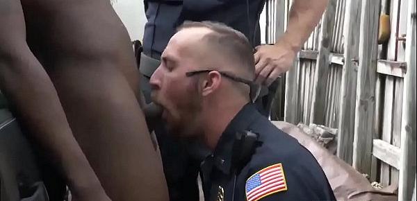  Cops huge cocks straight gay porn Serial Tagger gets caught in the Act